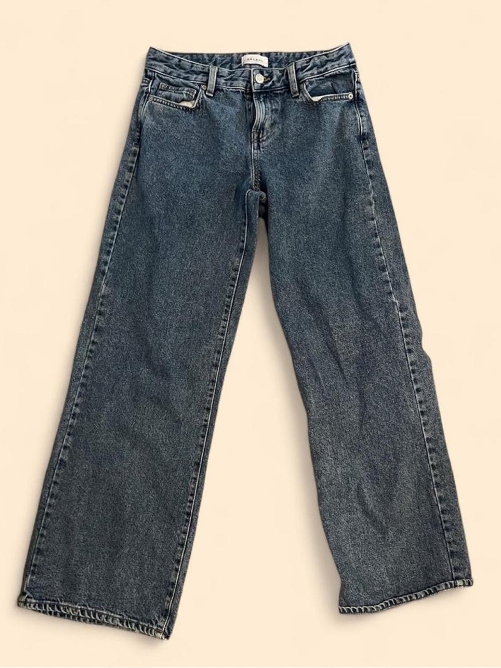 PacSun Wide-Leg Casey Low Rise Jeans in Washed Blue